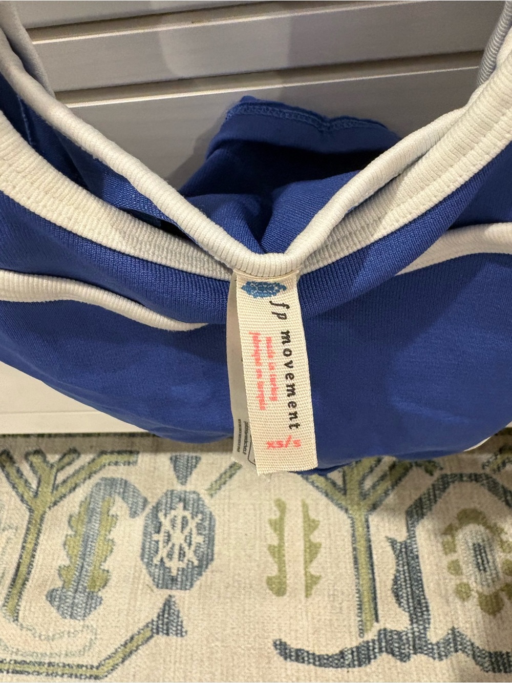 FP Movement by Free People Blue and White Athletic Tank - Picture 2 of 2